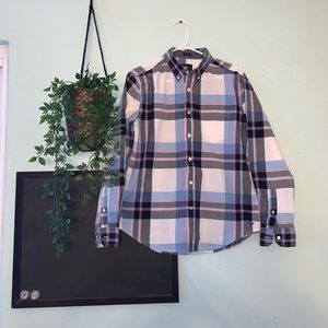 Flannel pattern button down American Eagle